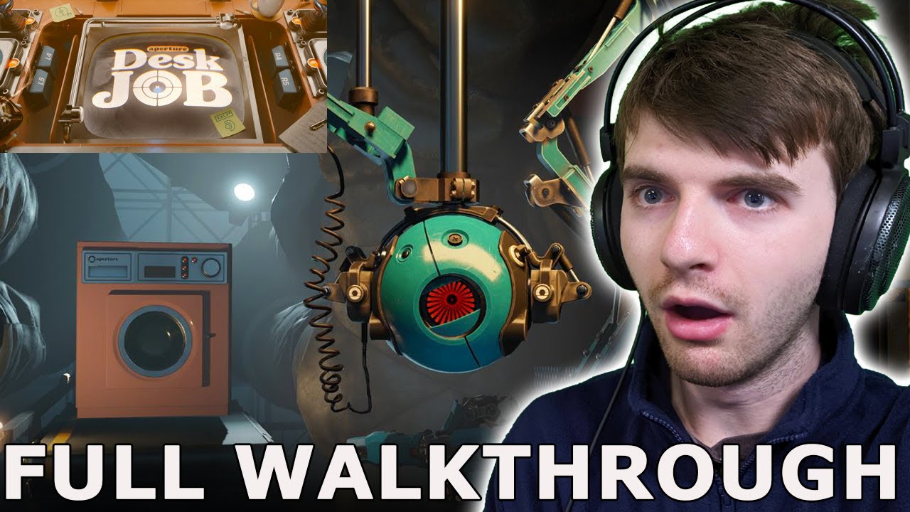Aperature Desk Job A Rise to the Top Livestream! Full Game Walkthrough