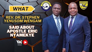What Rev. Dr. Stephen Yenusom Wengam said about Apostle Eric Nyamekye by WideSOFT Hannover 474 views 3 months ago 5 minutes, 30 seconds
