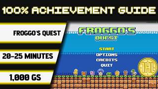 Froggo's Quest 100% Achievement Walkthrough * 1000GS in 20-25 Minutes *