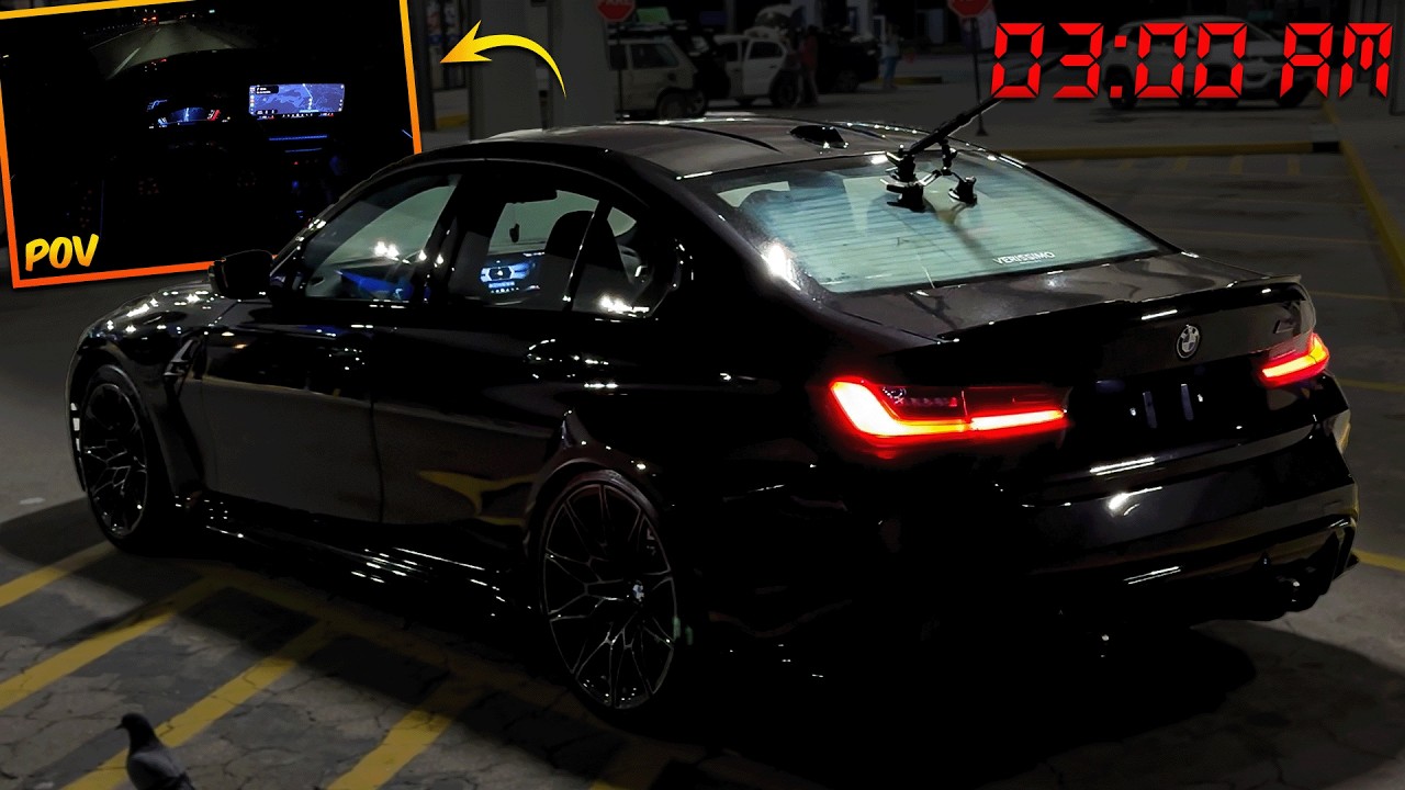 MADRUGADA ACELERANDO BMW M3 COMPETITION 2025! SEM LIMITES 🔥