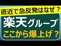 楽天はここから爆上げ？反転した楽天グループを分析・解説します