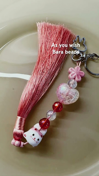 K- norigae, Korean ornaments,     Bara beads handmade
