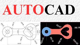Full Tutorial To Draw This Mechanical Part In Autocad 2D Full Tutorial
