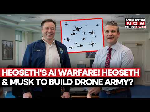 HEGSETH'S AI WARFARE! Pete Hegseth & Elon Musk Partner To Build A Massive U.S. Robot Drone Army!