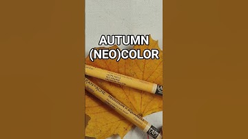 Hunt Neocolor hues with me in autumn leaves! #autumn #neocolor