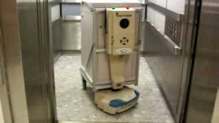 Med Bot Takes an Elevator