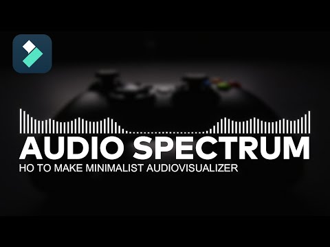How to make MINIMALIST AUDIO VISUALIZER/ SPECTRUM | FILMORA 11 Tutorial 2022