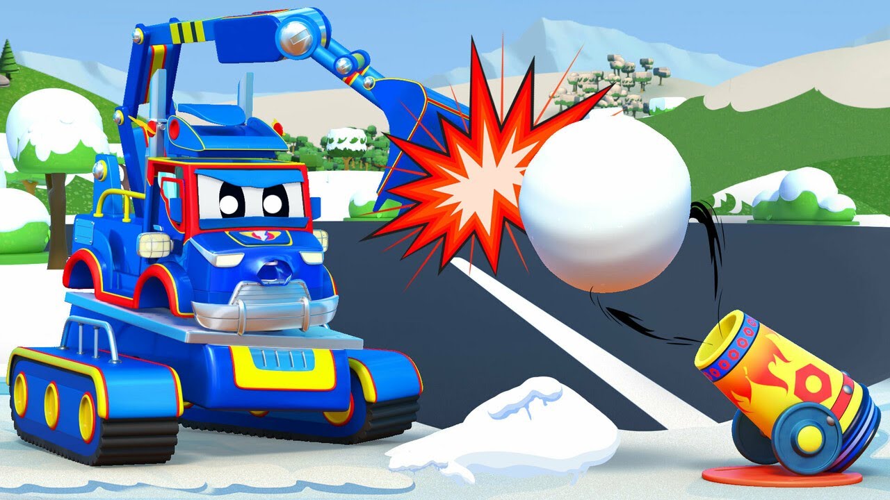 ระวังสโนว์บอลนะ เจ้ารถขุด!