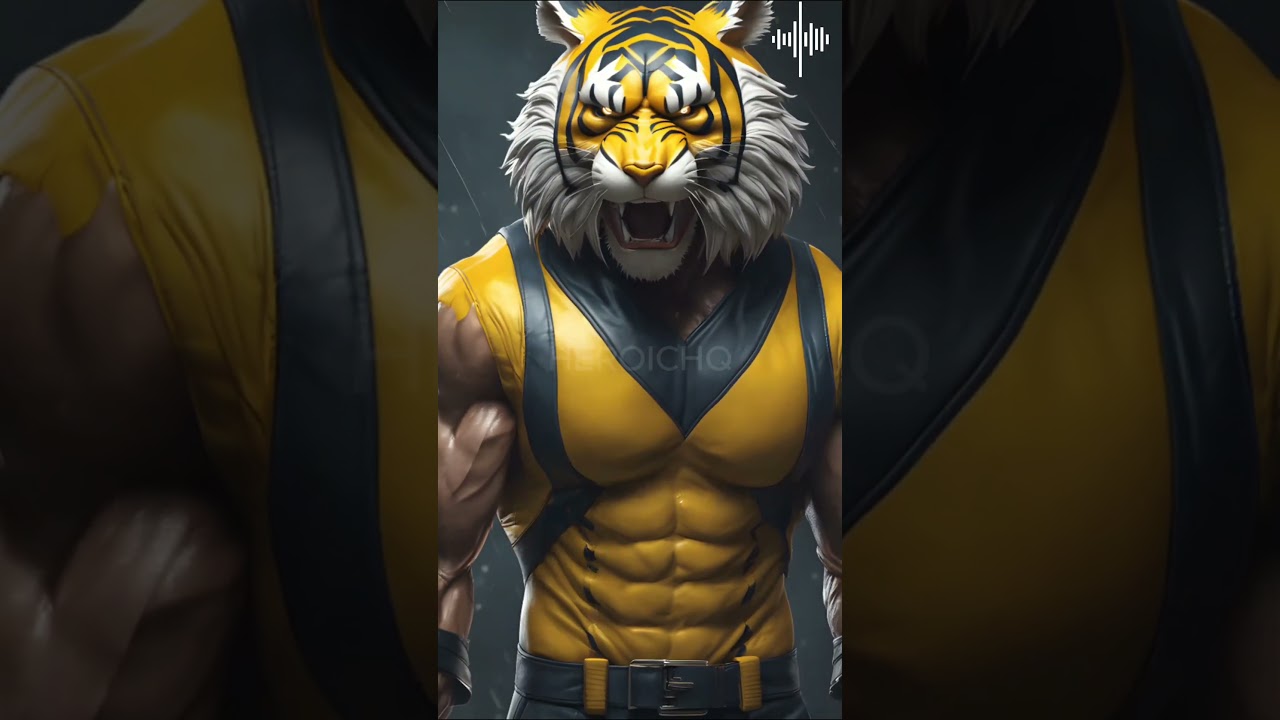 Superheroes as Tiger 