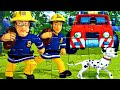 Пожарный Сэм спешит на помощь - собираем пазлы для детей Пожарный Сэм  - Fireman Sam