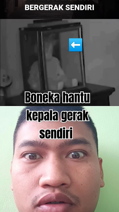 Seram! Kepala Boneka gerak Sendiri Terekam CCTV #shorts #bonekahantu #seram