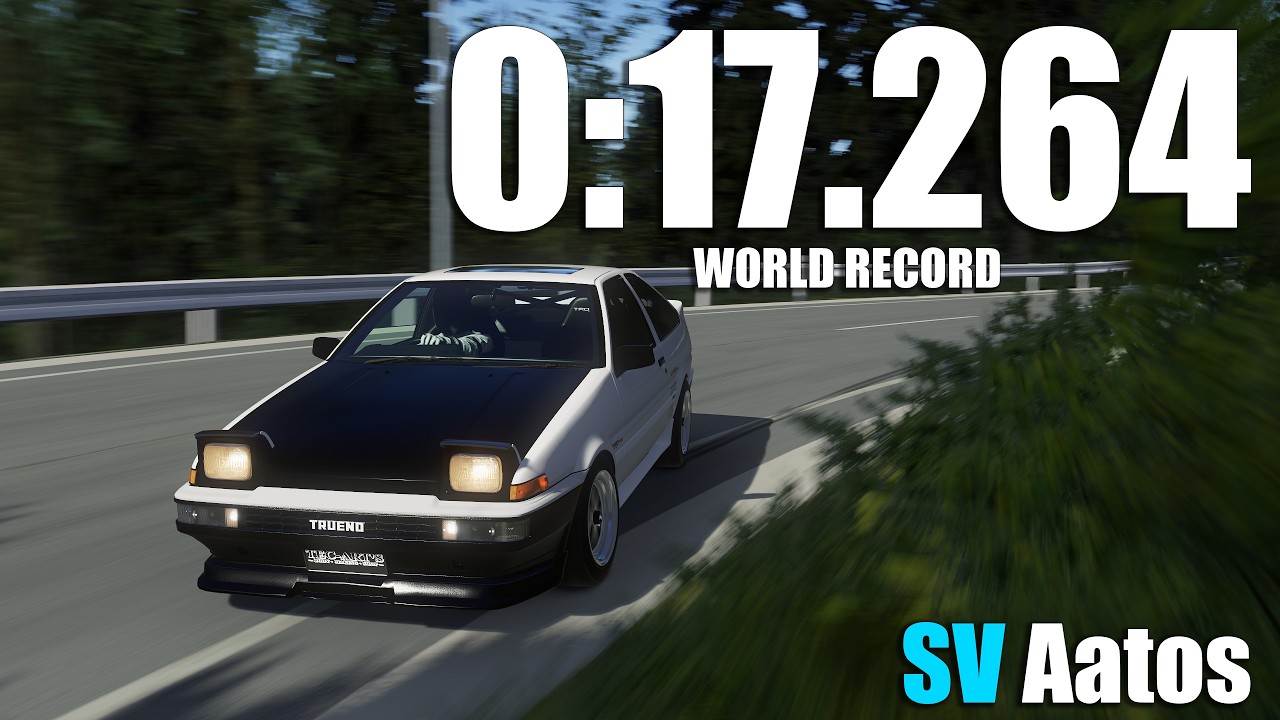 West Zao w/ AE86 Tuned World Record - 0:17.264 | Assetto Corsa West Zao w/ AE86 Tuned World Record - 0:17.264 | Assetto Corsa