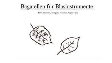 Bagatellen für Blasinstrumente (2020)