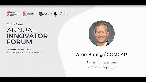 Annual Innovator  Forum 2021 - COMCAP & INMAR INTELLIGENCE