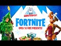 OPENING WINTERFEST PRESENTS!! (Fortnite Battle Royale)