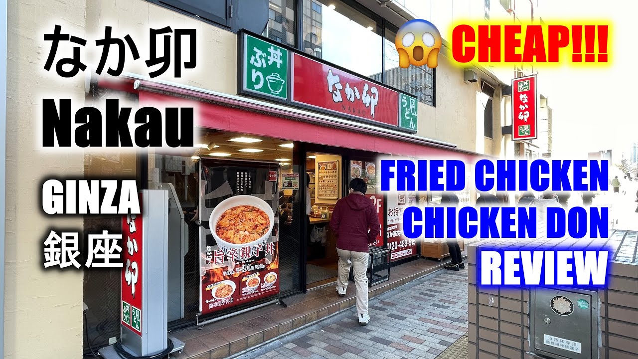 Restaurant] なか卯 Nakau eating experience 2024. Fried chicken