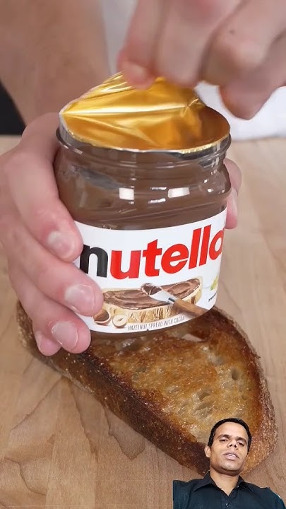 Nutella chocolate with bread😋 #hindi #shortvideo #ytshorts #nutella # ...