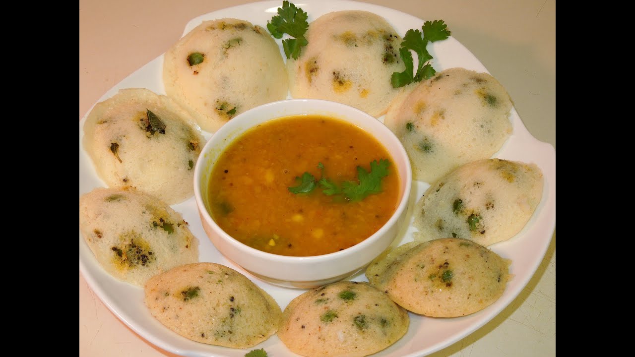 sambhar house Rava Idli in Microwave (South Indian Cuisine)