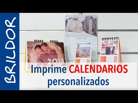 Video: Cómo Hacer Un Calendario En Una Foto En