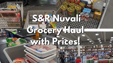 Grocery Haul Vlog #9 at S&R Nuvali PH | Massive Haul + Prices