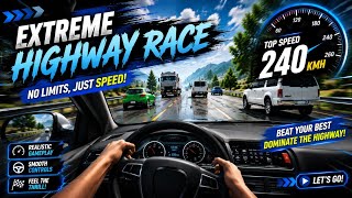 Realistic Highway Traffic Racing | 3D Supercar  Racing Gameplay | M R L Gaming screenshot 4