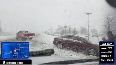 SNOW AGAIN IN ILLINOIS: LIVE STORM CHASER