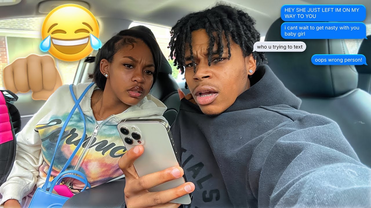 SENDING THE WRONG MESSAGE TO MY GIRLFRIEND PRANK **WE BROKE UP**
