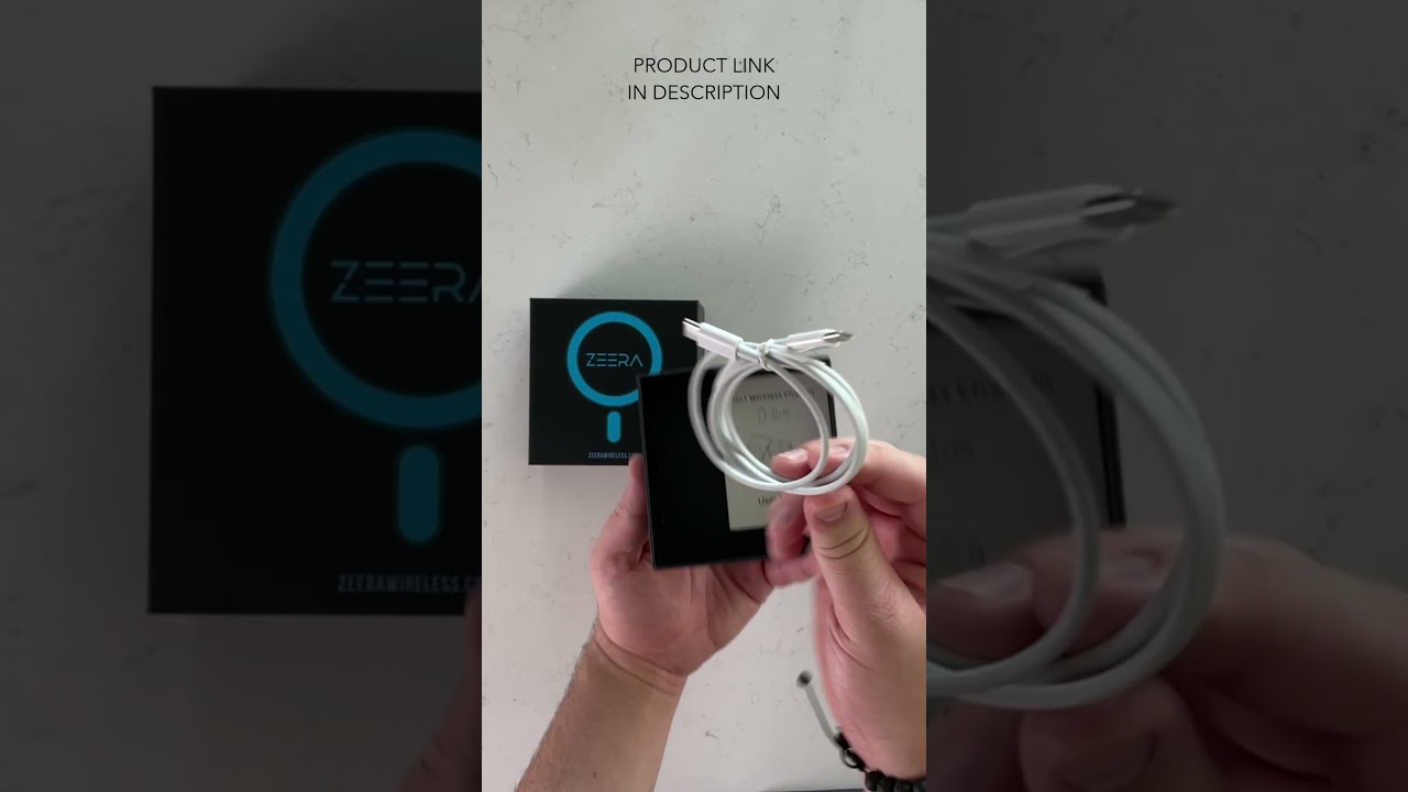 ASMR Unboxing - ZEERA MegFold 3-in-1 Foldable Travel MagSafe Wireless Charger!