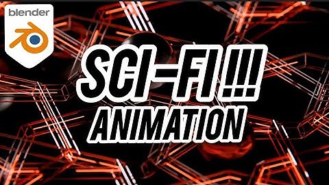 SCI-FI LOOPING ANIMATION !!! | ABSTRACT BLENDER ANIMATION #loop #3d #blender