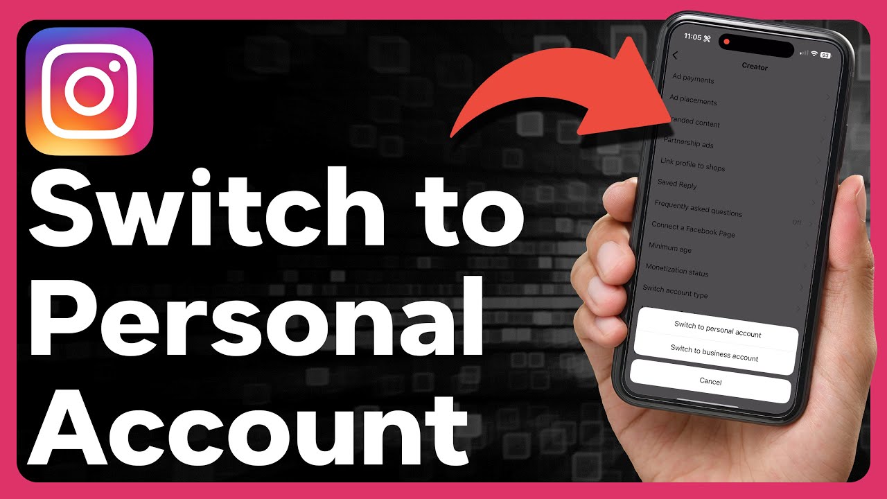 how-to-switch-back-to-a-personal-account-on-instagram-youtube