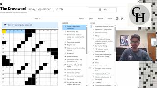 NYT Daily Crossword - Friday, September 18, 2026