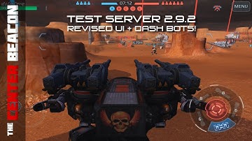 War Robots | Test Server 2.9.2 - Revised UI + Dash Bots!