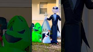 Nightmare before Christmas inflatables #halloween #viral #subscribe #disney #new #shorts