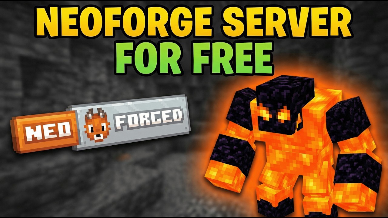 How to Make a Free NeoForge Server in Minecraft (MODS) - YouTube
