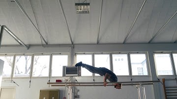 PARALLEL BARS FULL ROM HANDSTAND PUSH UP