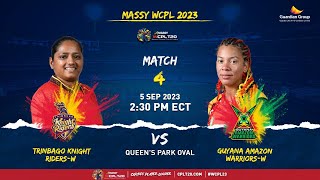 LIVE | Trinbago Knight Riders Women vs Guyana Amazon Warriors Women | CPL 2023 screenshot 5