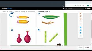 Kindergarten Math Lesson 14-1  Describe and Compare by Length and Height