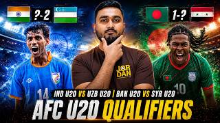 INDIA U20 VS UZBEKISTAN U20|BANGLADESH U20 VS SYRIA U20|Preview & Prediction 