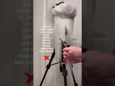 Video: 3 Cara Memotong Wig