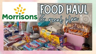 MORRISONS FOOD HAUL & MEAL PLAN | GROCERY HAUL UK