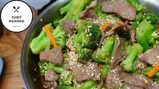 Tender Beef and Broccoli Stir Fry | Easy Recipe for Your Next Asian-Inspired Meal! by Chef Kendra Nguyen 544 views 1 year ago 4 minutes, 46 seconds