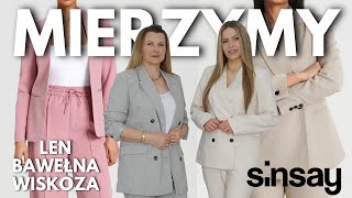 MIERZYMY GARNITURY OD 110 ZŁ🔥 HAUL SINSAY😍WIOSNA 2024🌷