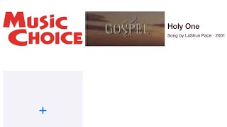 LaShun Pace Holy One On Music Choice Gospel