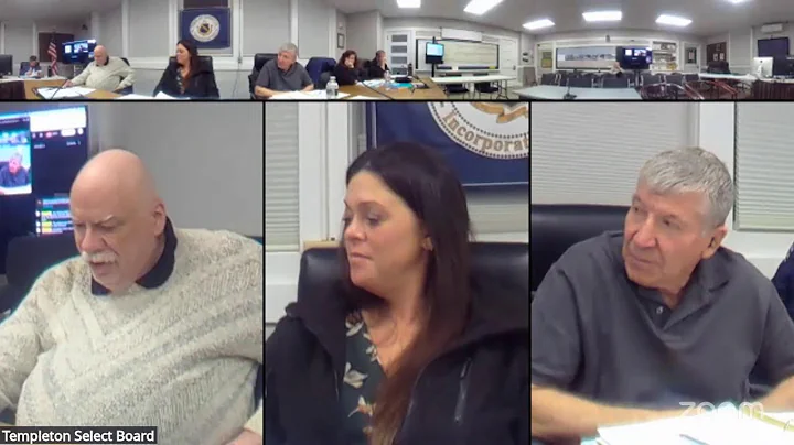 Templeton Select Board Meeting of Dec. 8, 2025