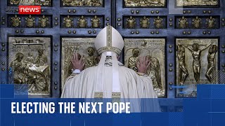 What is the process of electing the next pope?