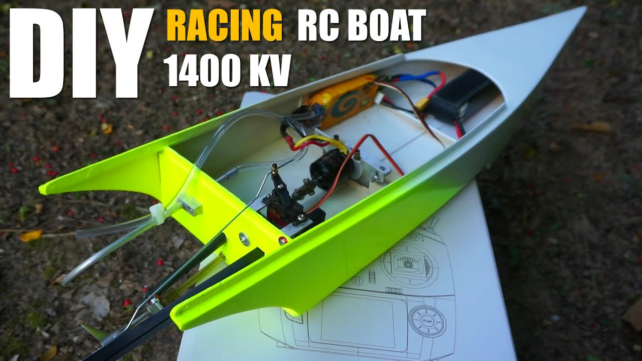 Diy Rc Plane ทำเรือสองตอนบังคับวิทยุเล่นเอง ใช้ชุดไฟจากเครื่องบินบังคับ กับมอเตอร์บรัสเลส 1400 kv.