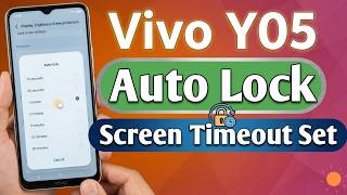 Vivo Y05 Auto Lock Screen Timeout Set // Vivo Y05 screen Lock Time set