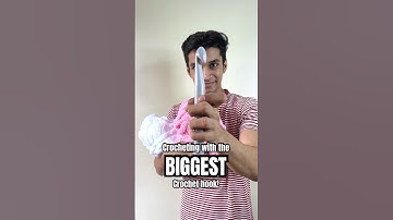 BIGGEST Crochet hook! 20 mm