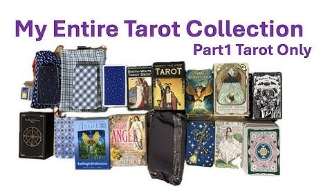 🔮 My Entire Deck Collection (Part 1: TAROT) 16 tarot decks that shaped my journey Seoul Tarot