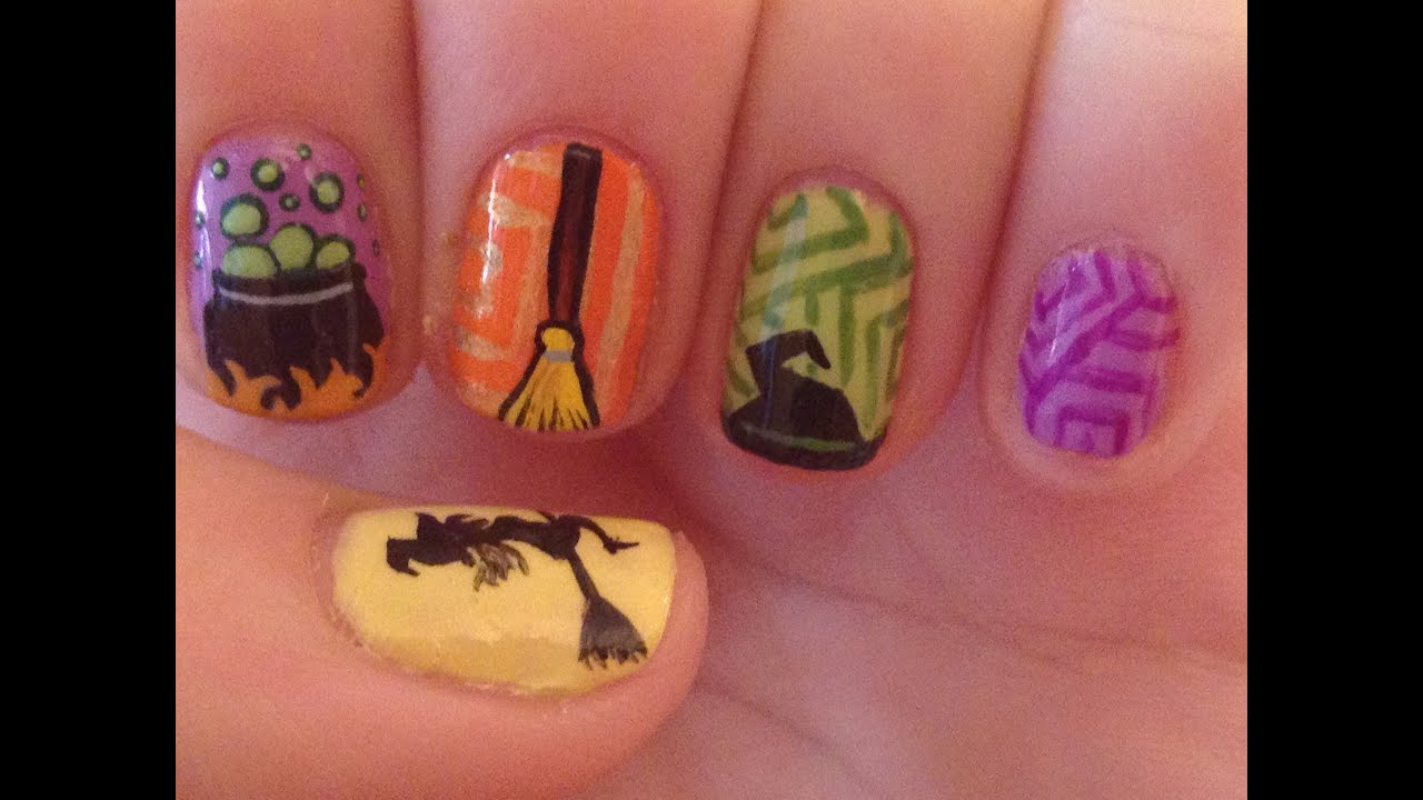 Witch Nail Art Tutorial - YouTube Witch Nail Art Tutorial - Witch Nail Art Tutorial - YouTube